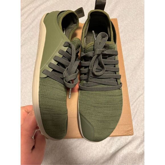 VivoBarefoot size 42 10.5 women’s Kanna L olive mesh synthetic barefoot olive gr - Picture 2 of 14